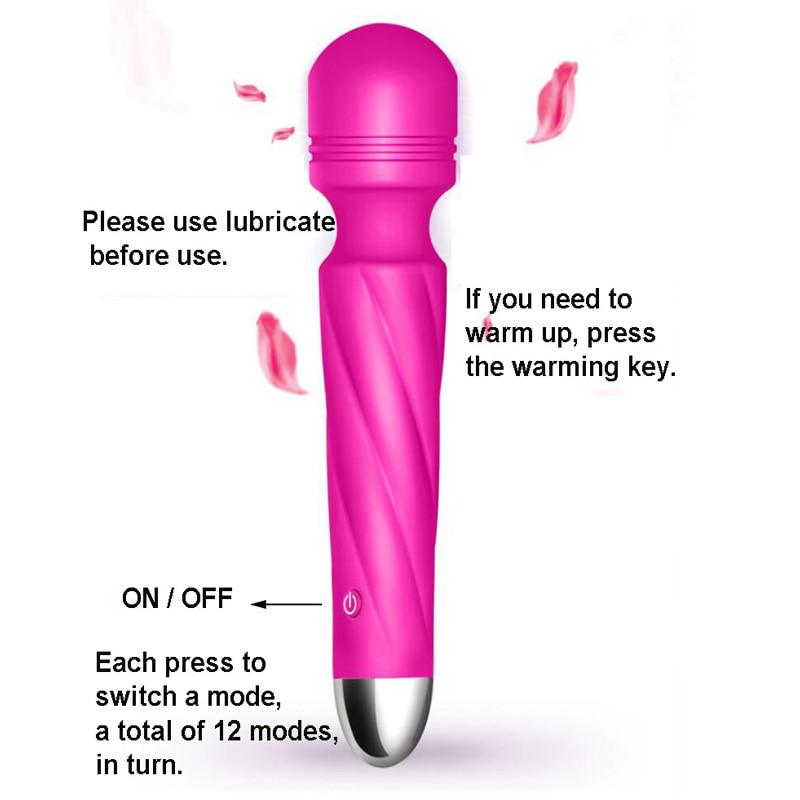 Vibratoare AV puternice pentru femei Masaj mamelon Vibrator vibrator cu punct G Jucării sexuale pentru adulți pentru femei sexy