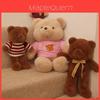 Plüschtier Teddybär mit Fliege für Kinder und Erwachsene Perfekt als Geschenk für Kinder und Paare