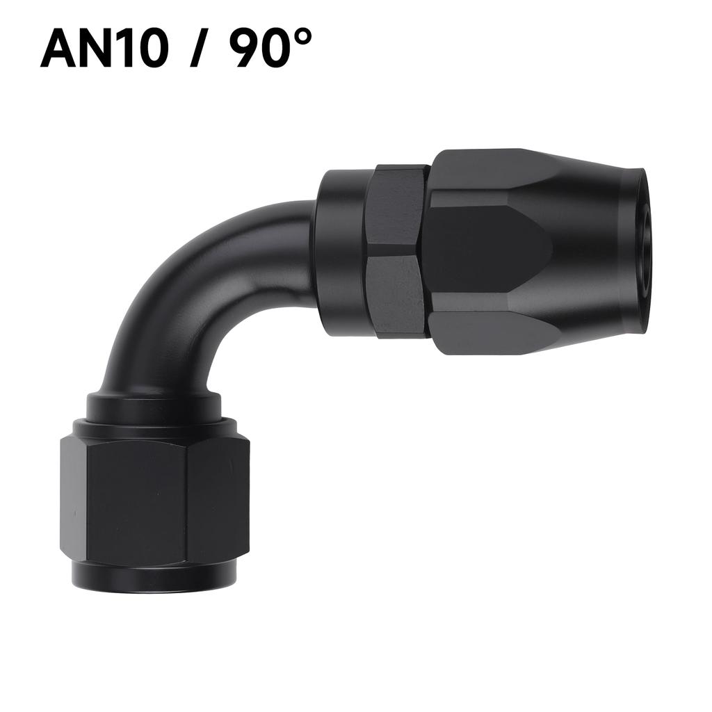 1 PCS Universal Straight 0 45 90 180 Degree Aluminum Car Swivel Hose End Fitting Adapter AN4/AN6/AN8/AN10 Oil Fuel CPE Line NPT