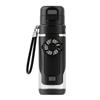 2-in-1 Tritan Sports Cup with Detachable 3-Speed Handheld Fan Transparent Leak Proof Cold Drink Bottle for Outdoor Gym Travel