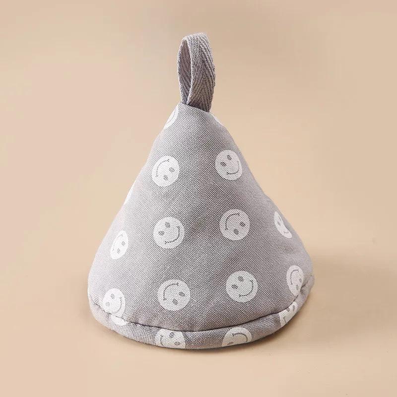 Japanese Triangle Anti-Scald Pot Lid Handle & Ear Covers - Heat Insulation Gloves for Cast Iron Cookware