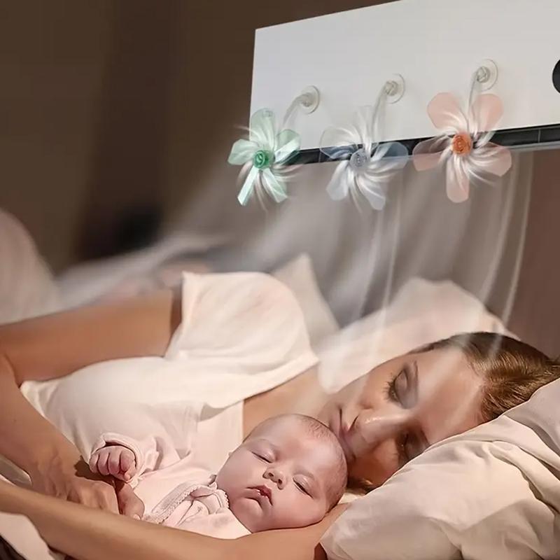 Air Conditioning Guide Fan Air Conditioning Guide Fan Easy Installation Three Colors To Choose