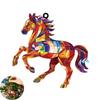 2D Flat Christmas Hanging Pendant Colorful Car Horse Pendant  Bag Charms