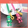 Cute Trendy Ins Style Frog Keychain Silicone Material Personalized Bag Accessory Gift