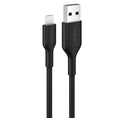 Belkin To Lightning CAA019fq0MBK USB-A Cable, PCR, 0.15m, Black,