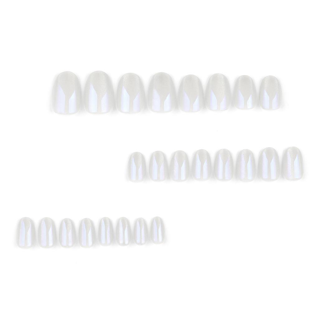 Simple Aurora Cat's Eye Nail Art Explosive Nail Solid Color Nail Film Press On Nails