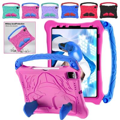 Kids EVA Tablet Funda for New IPad A16 11 10 Th Generation 7 8 9 Th A17 Pro 11 Air M3 M2 Mini Air 7 6 5 4 Stand Shockproof Case