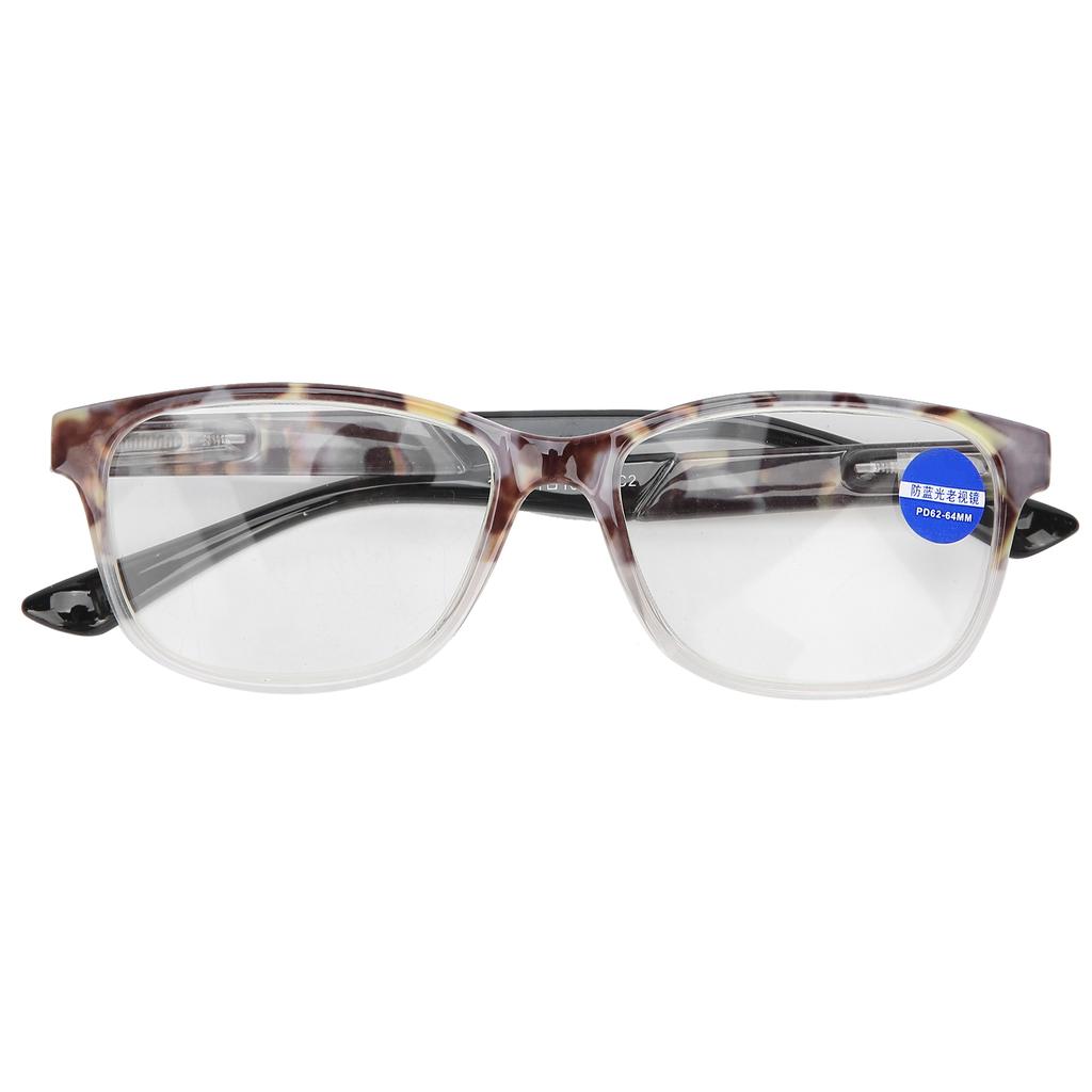 Gray Pattern Frame Stylish Reading Glasses Unisex Elderly Simple Presbyopic Glasses