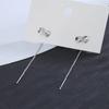 A Pair of Women's Earrings Mobius Love Infinity Long Thread Earrings Suitable for Everyday Wear