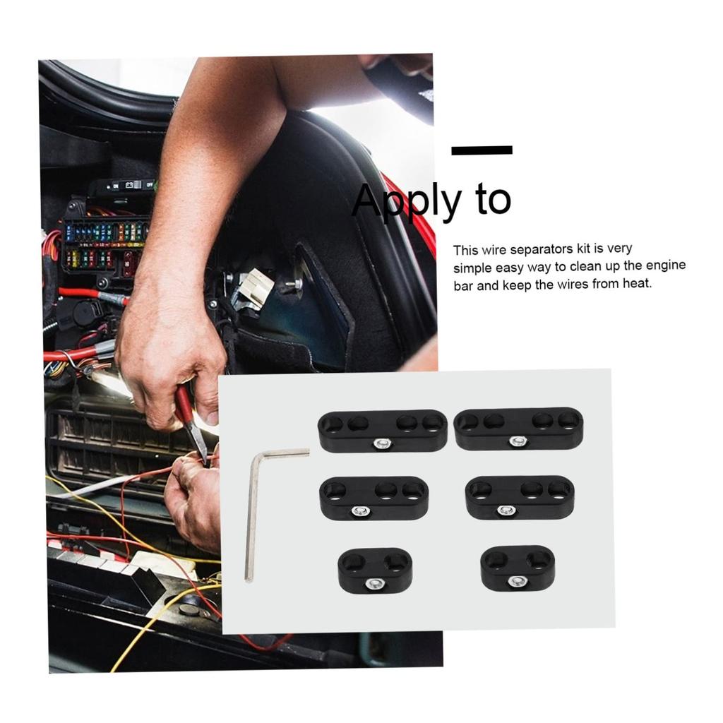 OSOLADY 1 Set Wire Separator Wire Loom Car Wire Divider Wire Cord Car Wire