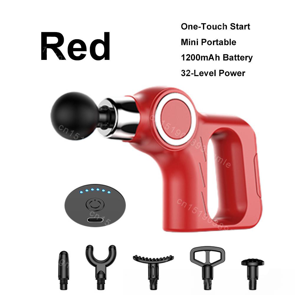 

Фассия пистолет Массажный пистолет для мышц Портативный массажер для тела Ручной Перкуссионный для глубоких тканей Мышцы для тела Спина и шея Ноги Расслабление