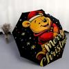 Winnie and Friends Themed Travel Umbrella-8 Ribs Automatic Opening and Closing, Portable Folding Design, Compact and Stylish Umbrella