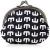 Maruzen Japanese Pattern Bleached Mountain Pattern 0 Wallet/Coin Case, 3.3-inch Clasp,