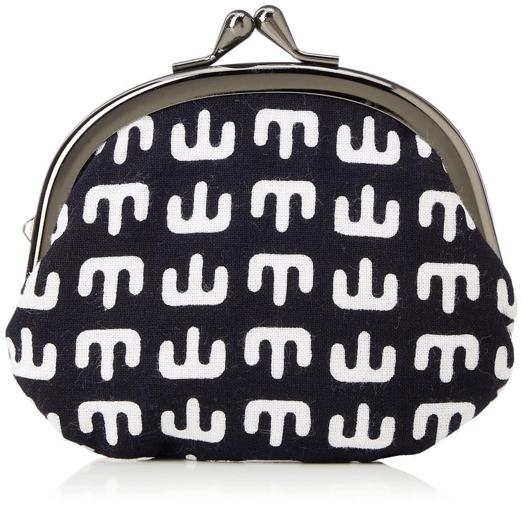 Maruzen Japanese Pattern Bleached Mountain Pattern 0 Wallet/Coin Case, 3.3-inch Clasp,