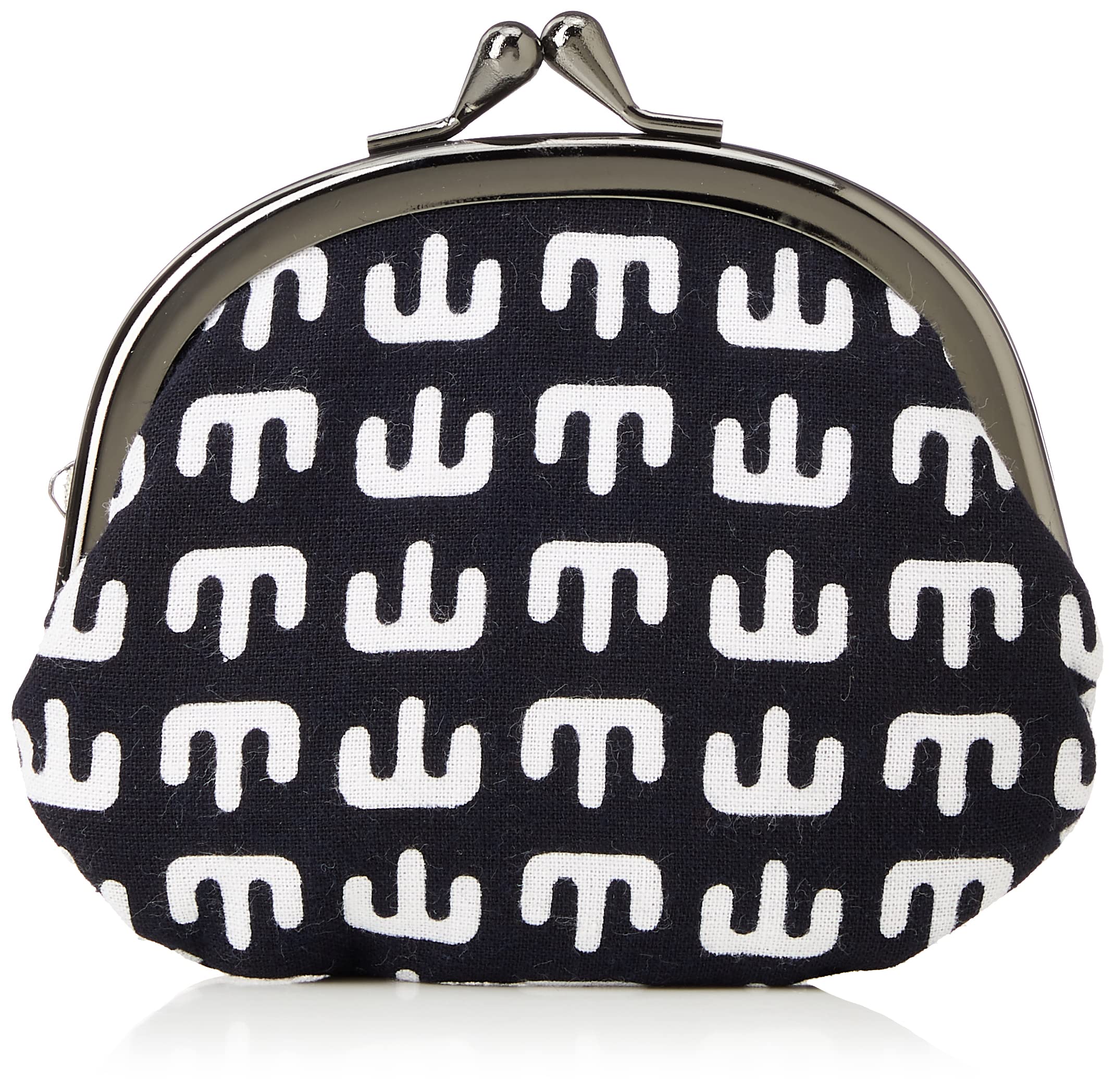 

Maruzen Японский узор Отбеленный горный узор 0 Кошелек/монетница, 3,3-дюймовая застежка, чёрный