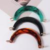 Amber Handbag Handles Resin Tote Grip Fashion Women's Bag Handle  DIY Replacement