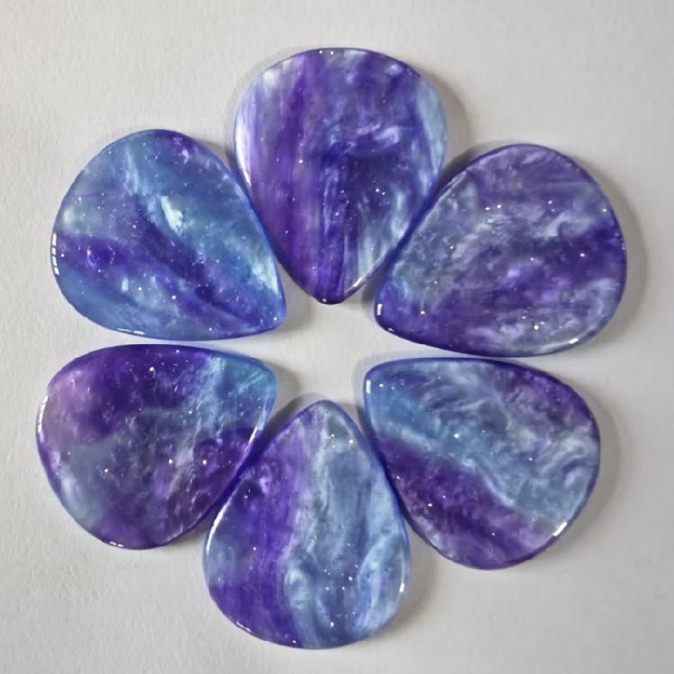 Droplet Shape Acoustic Guitar Thumb Picks Resin Electric Guitar Pick Plectrums String Instrument Accessories Easy to Use
