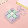 1Pc 9 Keys Keyboard Keychain Keyboard Button Fingertip Key Cap Pendant Relieve Stress And Pass Time Toys For Children Adults