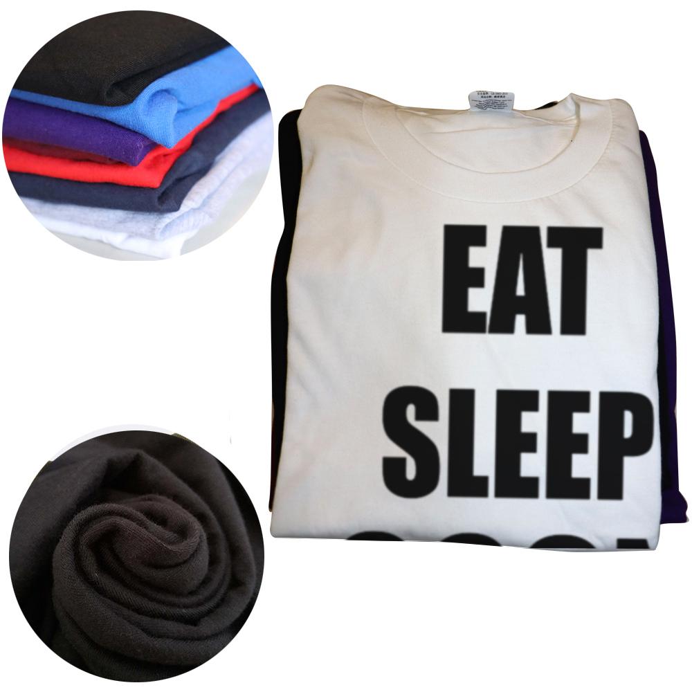 Funny Eat Sleep Goon Repeat Graphic T Shirts Men Women Pure Cotton Humor Streetwear Tee Shirt Short Sleeve Unisex Loose Clothing