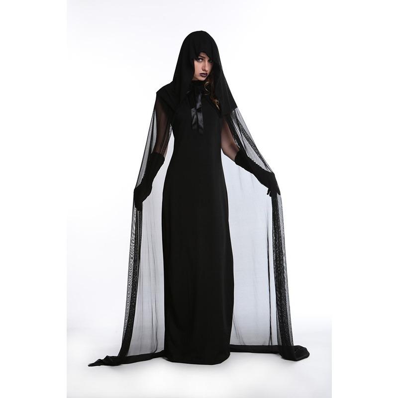 Halloween Black Devil Costume Christmas Costume Witch Costume Vampire Costume Party Costume