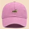 Pc Exquisite Printed Baseball Cap with Stylish Cricket Design InsectThemed Duckbill Hat  Adjustable Size Breathable  Comfo