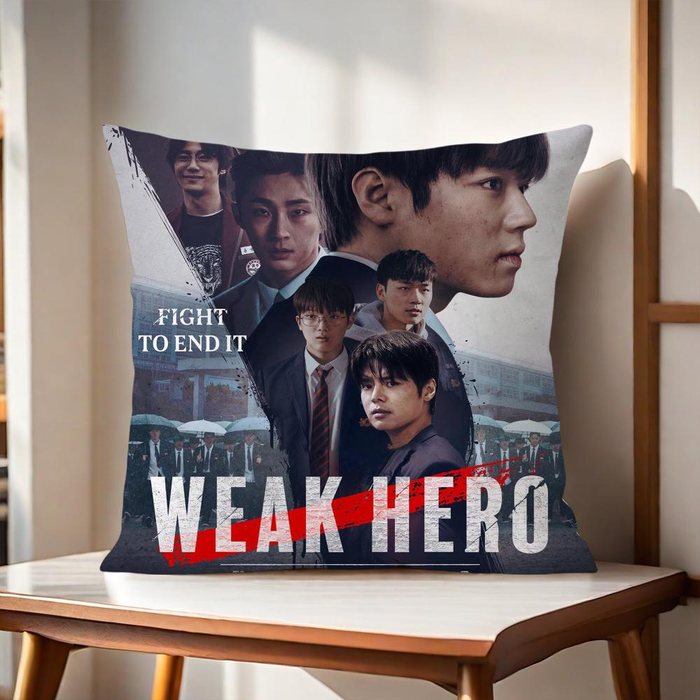 Movie W-Weak Hero Class 2 B cushion cover Pillow Sofa Printing Decoration Room Home Office Coffee Shop Car Nordic Simplicity