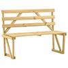 Day and Night - Day and Night Impregnated Pine Wood Garden Bench 120 Cm