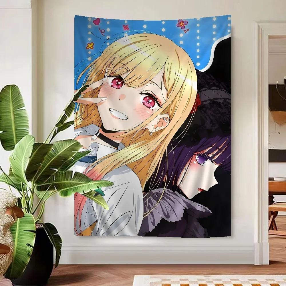 

My Dress Anime Printed Up DarlingTapestry Hippie Wall Hanging Living Room Home Dormitory Decoration Art Home Decoration 74x94cm(29x37in)