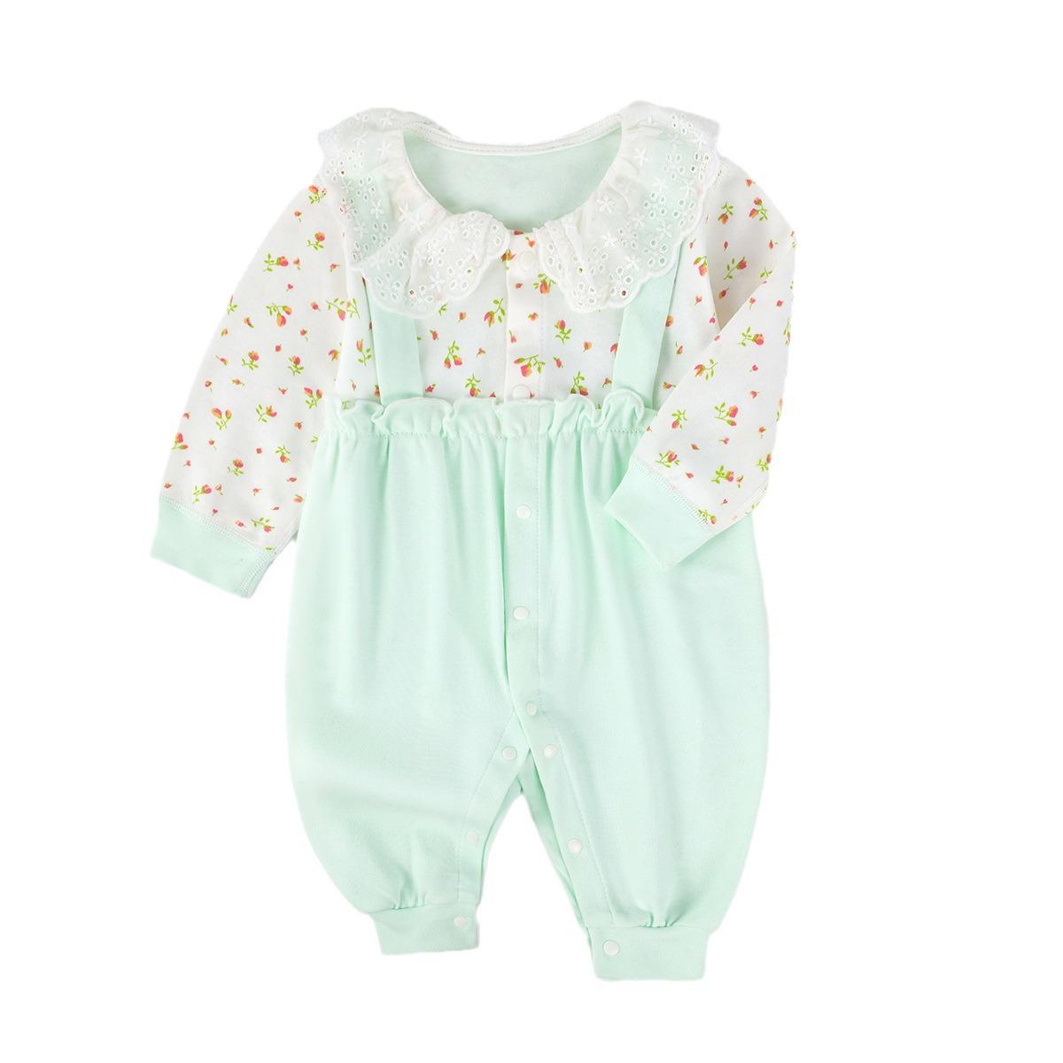 

Комбинезон для новорожденных с длинными рукавами 2024 года — супер милый комбинезон на весну/осень для раннего ползания Size 73: 13-17 lbs