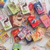 3Pcs Harajuku Fun Simulated Snack Pendant Potato Chip Biscuit Keychain Novelty  Simple Hanging Gifts