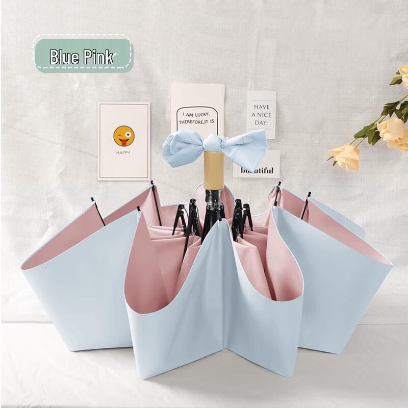 Kadenuo Korean Style Three-Fold Sun/Rain Umbrella