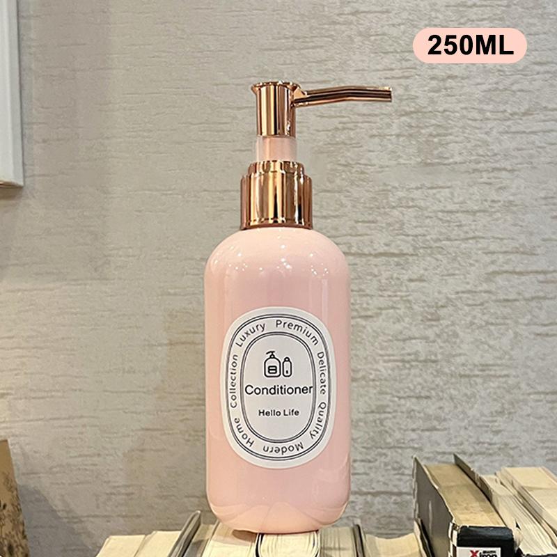 

250/500Ml Soap Dispenser Container Refillable Empty Liquid Hand Sanitizer Shampoo Shower Gel Pump Bottles Bathroom Kitchen S