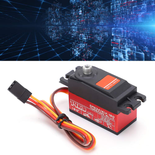 14KG Metal Gear Servo, High Torque, Aluminum Alloy, for 1:10 Remote Control Drift Cars, Jump Rope, and Model Car Accessories
