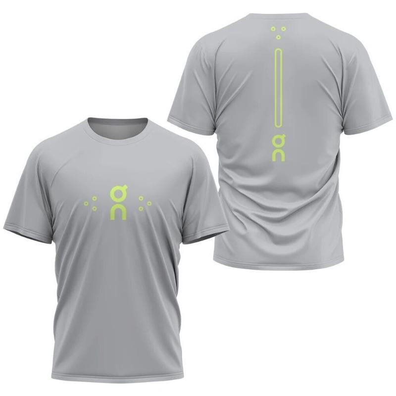 BOLIV MODA Heren 3D Geprint T-shirt Buiten Fitness Ademend Sneldrogend Sport Korte Mouw Ronde Hals Pullover Casual Top M