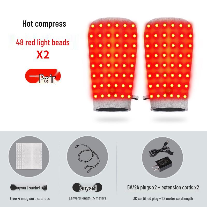 

Electric Heating Hand Massager for Winter - Red Light Therapy for Stiff Fingers & Carpal Tunnel Relief One Size