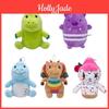 Moriah Elizabeth Diepe Dinosaurus Pluche Speelgoed Poppenspel Kindercadeau Gepersonaliseerd Kort Pluche Dier Gevuld met PP Katoen