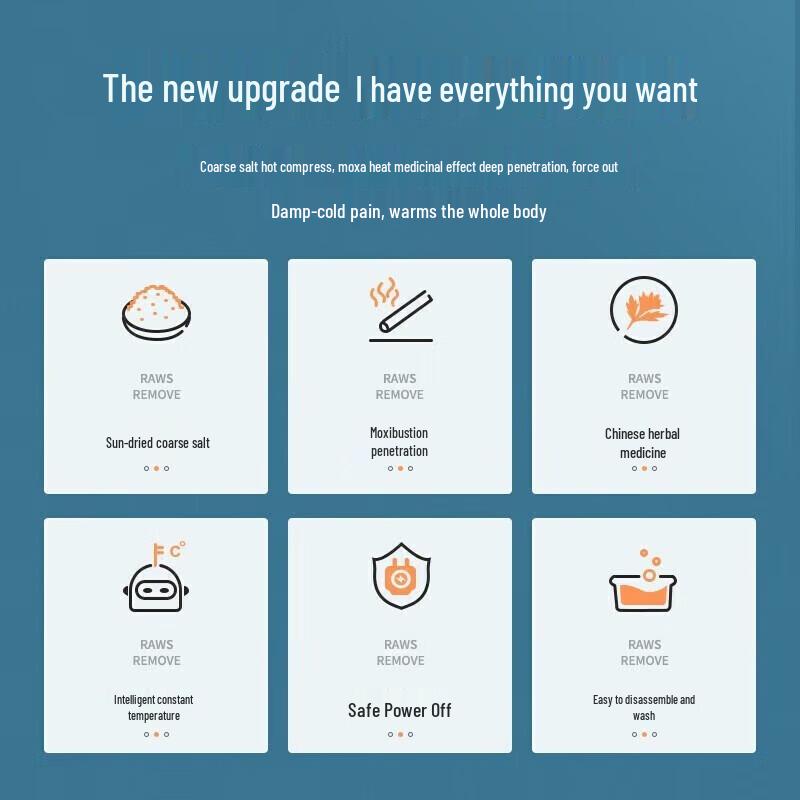 AUX Electric Heating Massage Shawl