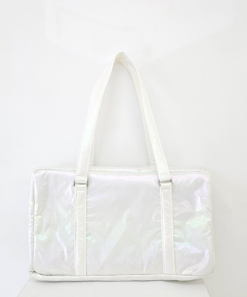 Sonnetofnight Transparent Pvc Holographic Shoulder Mode Bag