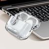 Transparent Protective Case for AirPods Pro 2: Anti-Fall, Manual Opening