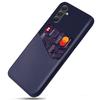 For Samsung Galaxy A35 5G Slim-Fit Case Cloth+PU Leather+PC Card Holder Phone Cover