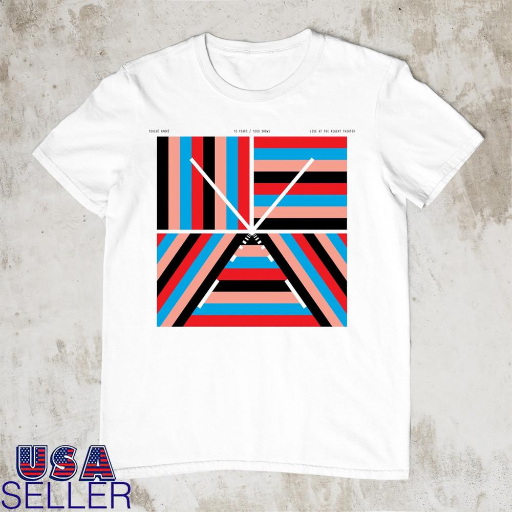 Touche Amore 10 Years 1000 Shows T Shirt Full Size S-5XL Unisex T-Shirt S