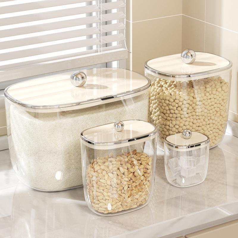 Rice Bucket Household Sealed Insect and Moisture Resistant Flour Storage Box Rice Storage Container Food Grade Rice Tank and Box 855₽