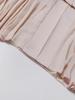 2025 Spring French Style Sleeveless Contrast Stitch Pleated Dress