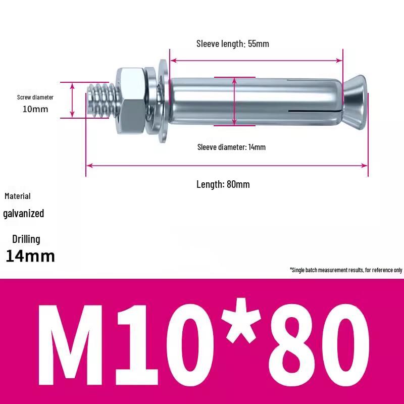 Tanqi Galvanized Sleeve Anchor Bolts