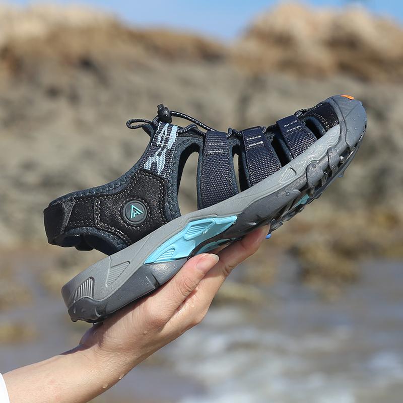 HUMTTO Sandales plates d'été de luxe chaussures décontractées de