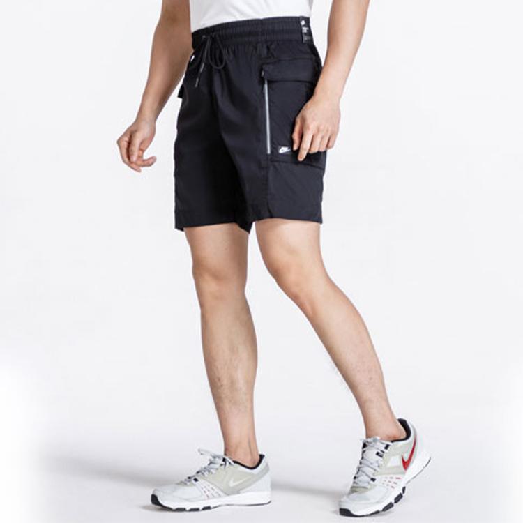 Nike Running Casual Cargo Shorts Men Bottoms Black AR2374-010