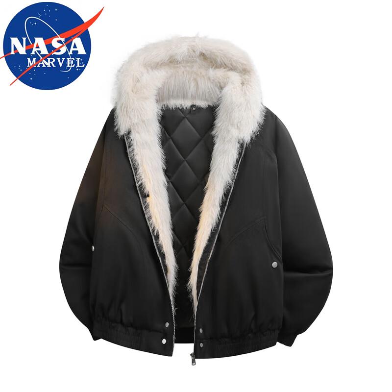 

NASA MARVEL Men s Zuo Shan Diao Padded Hooded Jacket XL