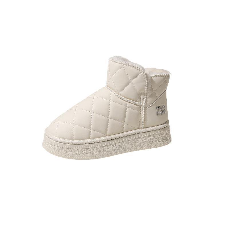 Autumn and Winter Plush Casual Thick Soled Snow Boots for Women