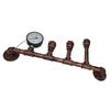 Iron Wall Lamp 3 Head Water Pipe Light Steampunk Retro Wall Lamp with E27 Socket for Restaurant