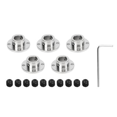 5 STÜCKE Flanschkupplungsverbinder Führungswellenlager Kupplungsfittings 12mm Innendurchmesser